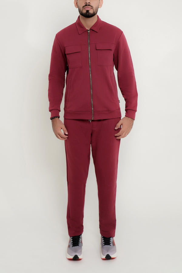 Men Mehroon Trouser