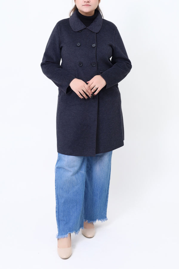 Women Black Long Coat