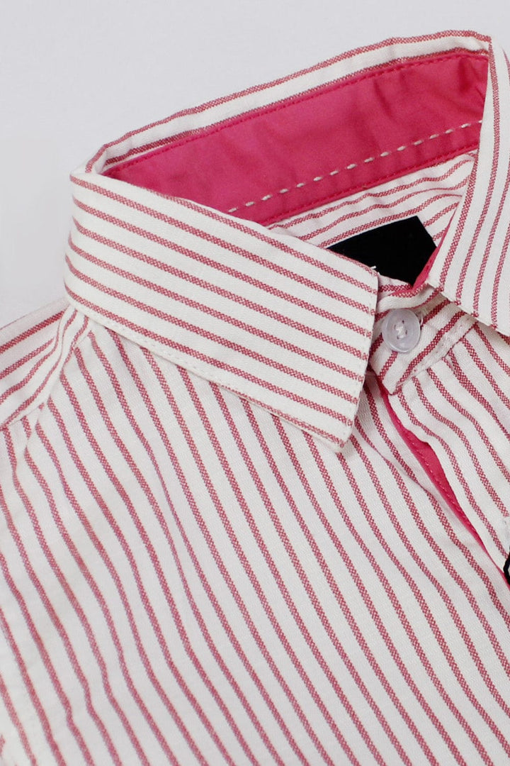 Bold Street Store -  Red Lining Check Casual Shirt for Boys - Lining Check Fabric