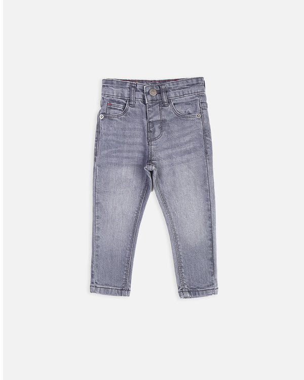 Boys Grey Denim Pant