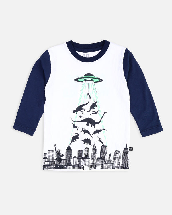 Boys Full Sleeve Printed T-Shirt