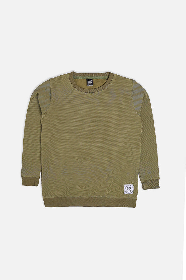 Boys Green Sweat Shirt