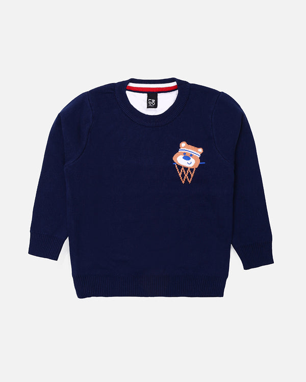 Boys Navy Sweater