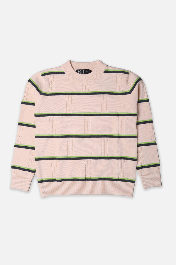 Boys Cream Sweater