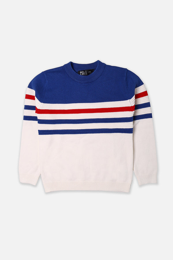 Boys Cream Sweater