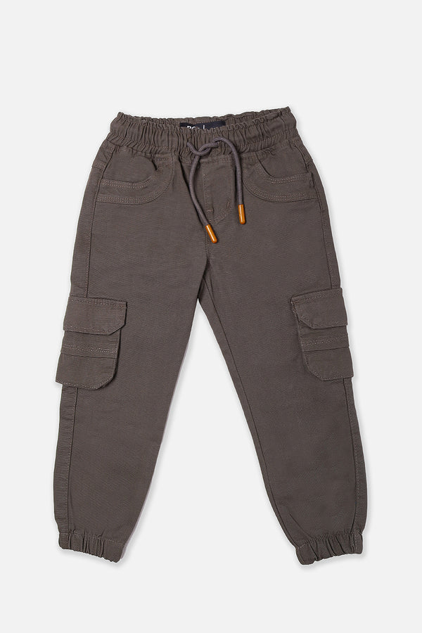Boys Olive Cargo Pant