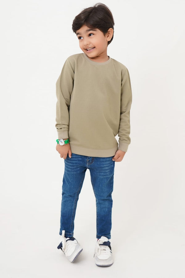 Boys Pistachio Sweat Shirt