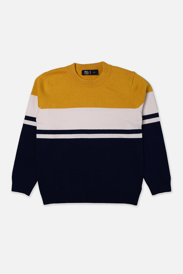 Boys Mustard Sweater