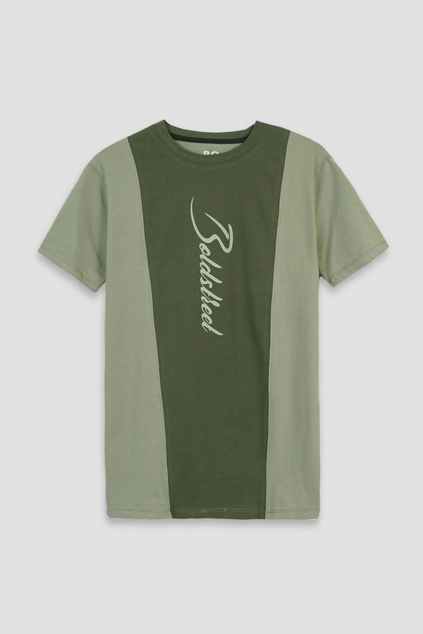 Green T-Shirt Cut and Sew Penaled