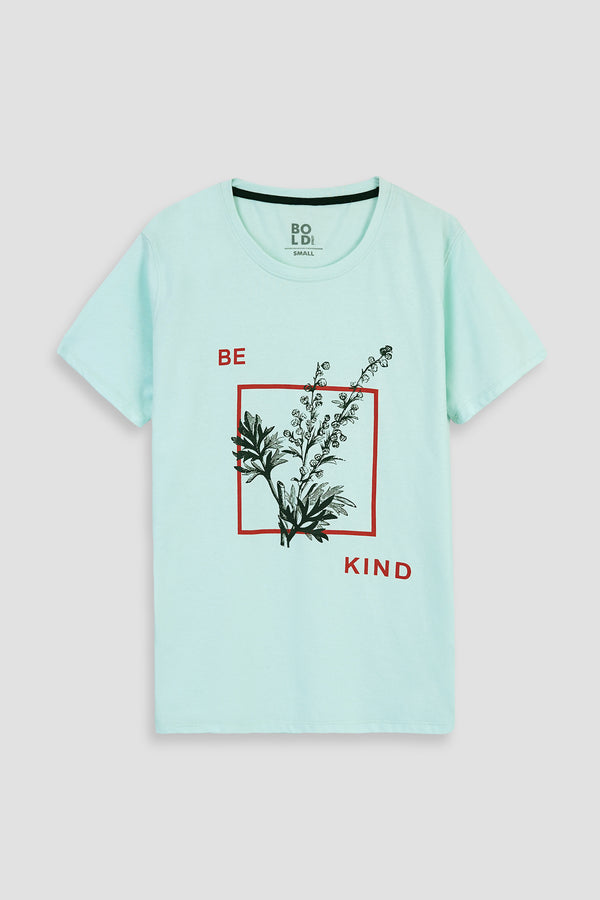 Sae Green t-shirt with Be King