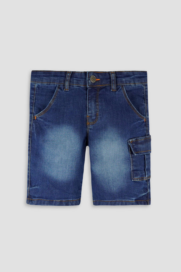 Denim Boys Shorts with Side Pockets