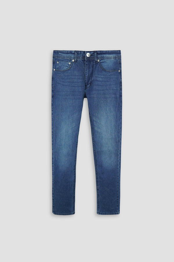 Men Denim Light Blue Asid Wash