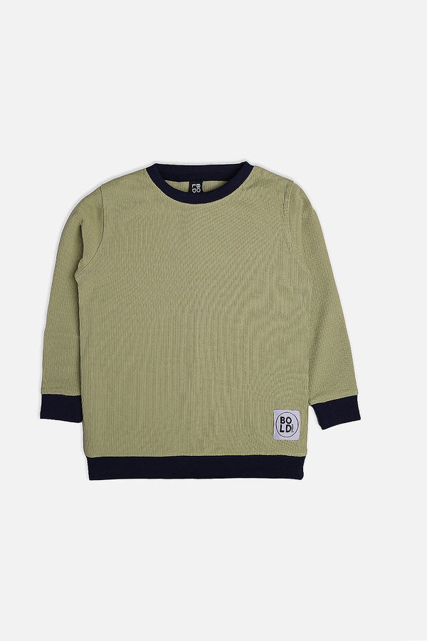 Girls Pistachio Sweat Shirt