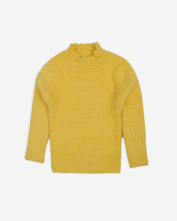 Girls Mustard Sweater