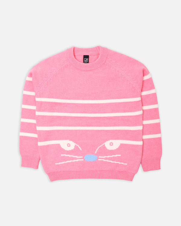 Girls Pink Sweater