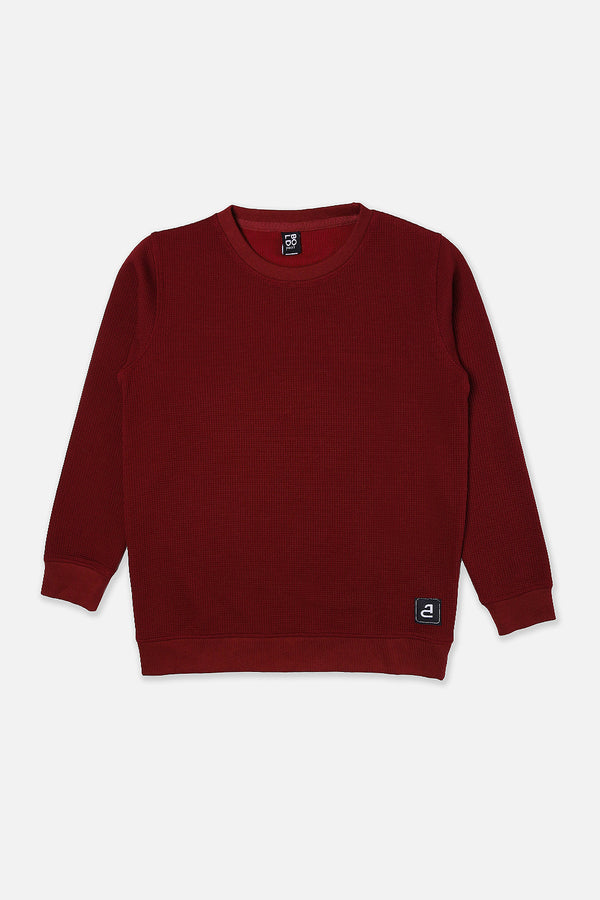 Girls Mehroon Sweat Shirt