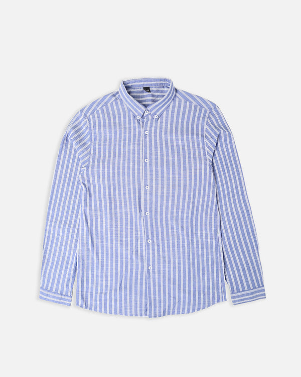 Mens Blue Lining Causal Shirt