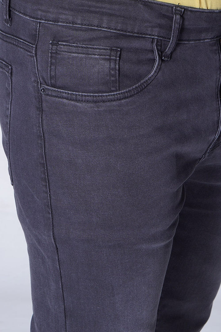 Bold Street Store -  Grey Black Slim Fit Stretch Denim