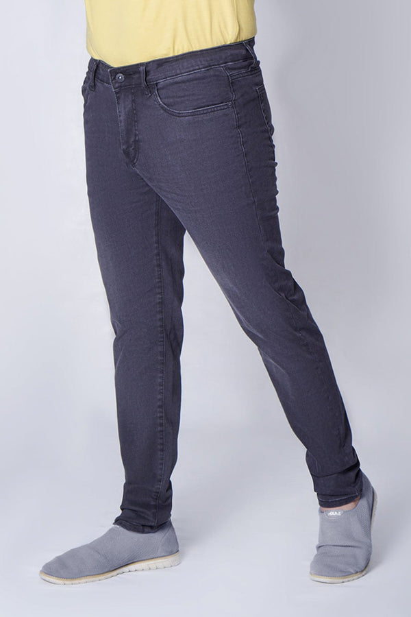 Bold Street Store -  Grey Black Slim Fit Stretch Denim