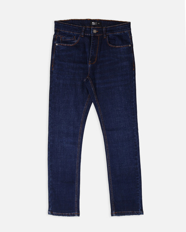 Mens Navy Denim Pant