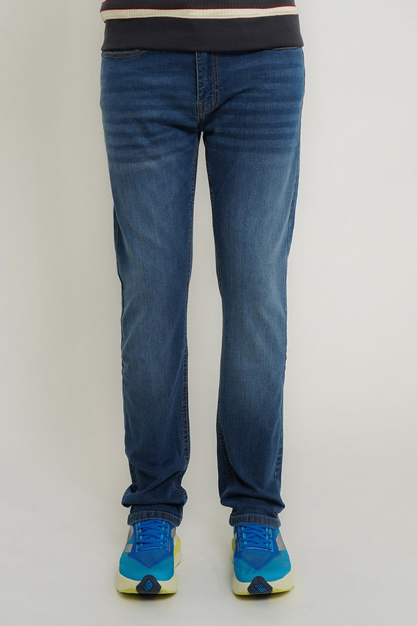 Men Blue Denim Pant