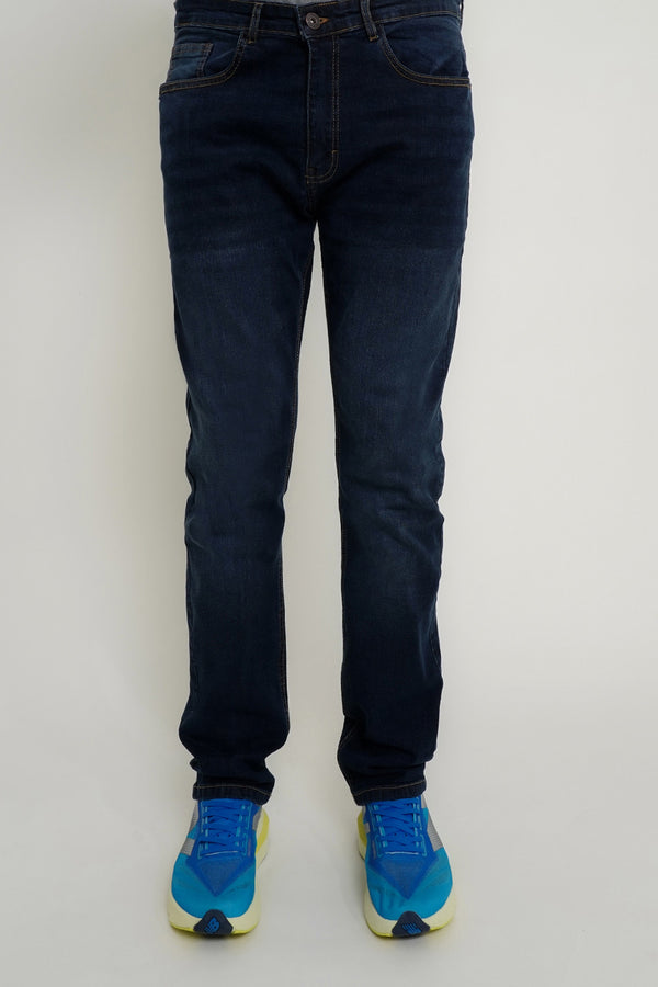 Mens Dark Blue Denim Pant