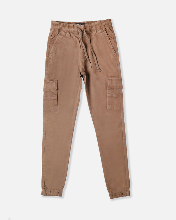 Mens Brown Cargo Pant