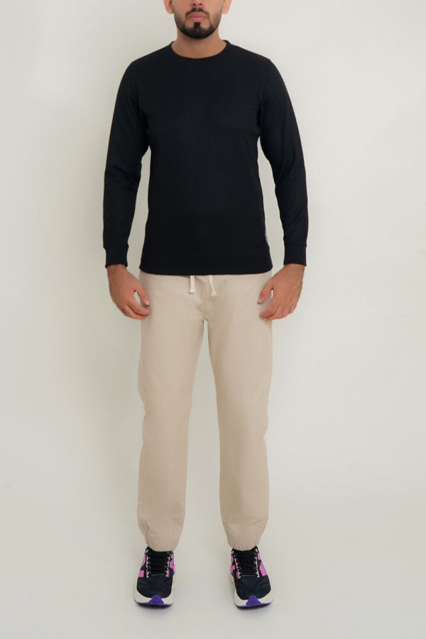 Mens Black Sweat Shirt