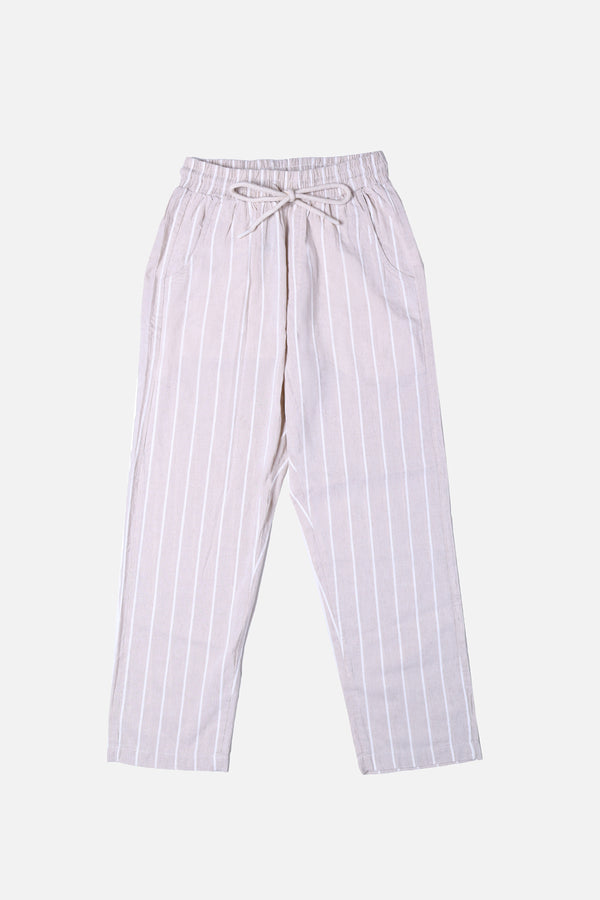 Men Cream Lining Trouser