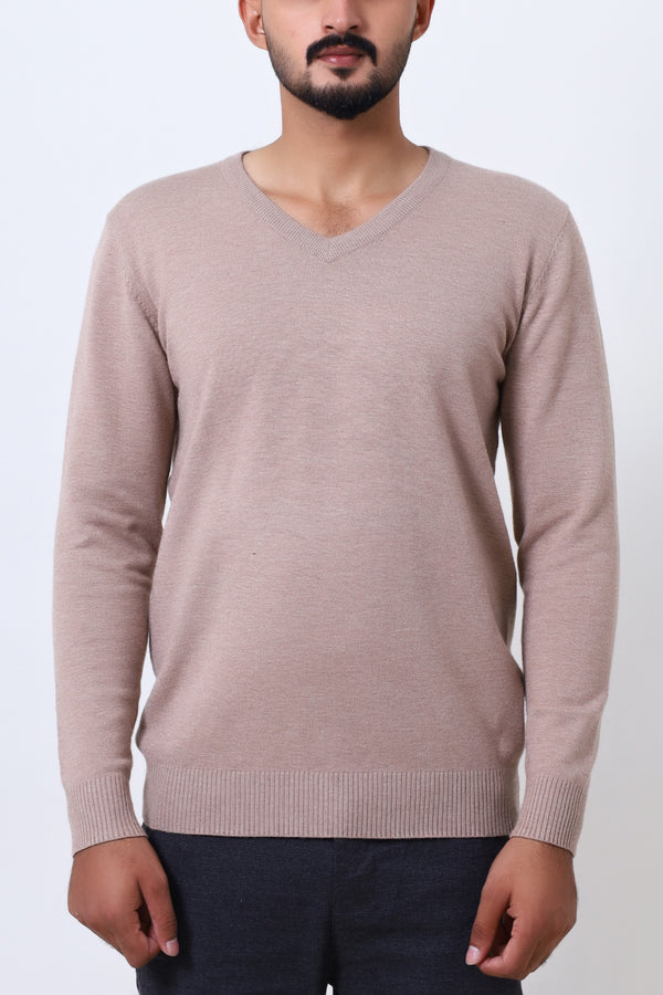Men Skin V-Neck Sweater