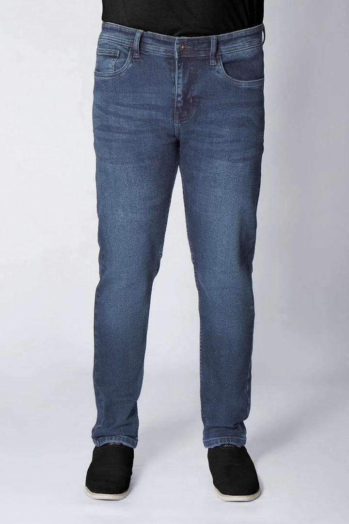 Bold Street Store -  Mid Blue Slim Fit Stretch Denim