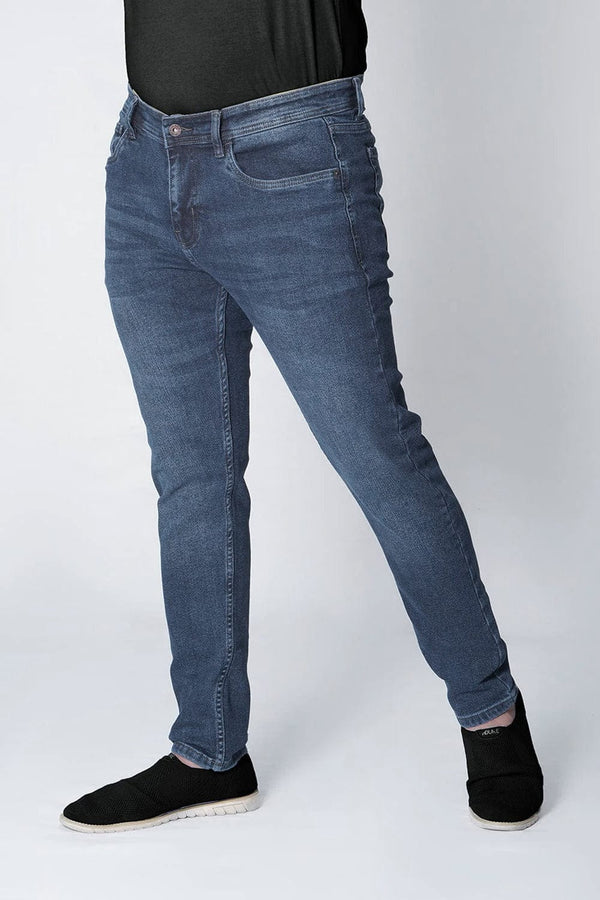 Bold Street Store -  Mid Blue Slim Fit Stretch Denim