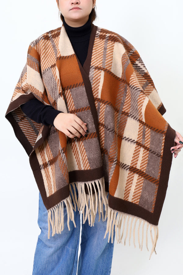 Women Chocolate Cap Shawl