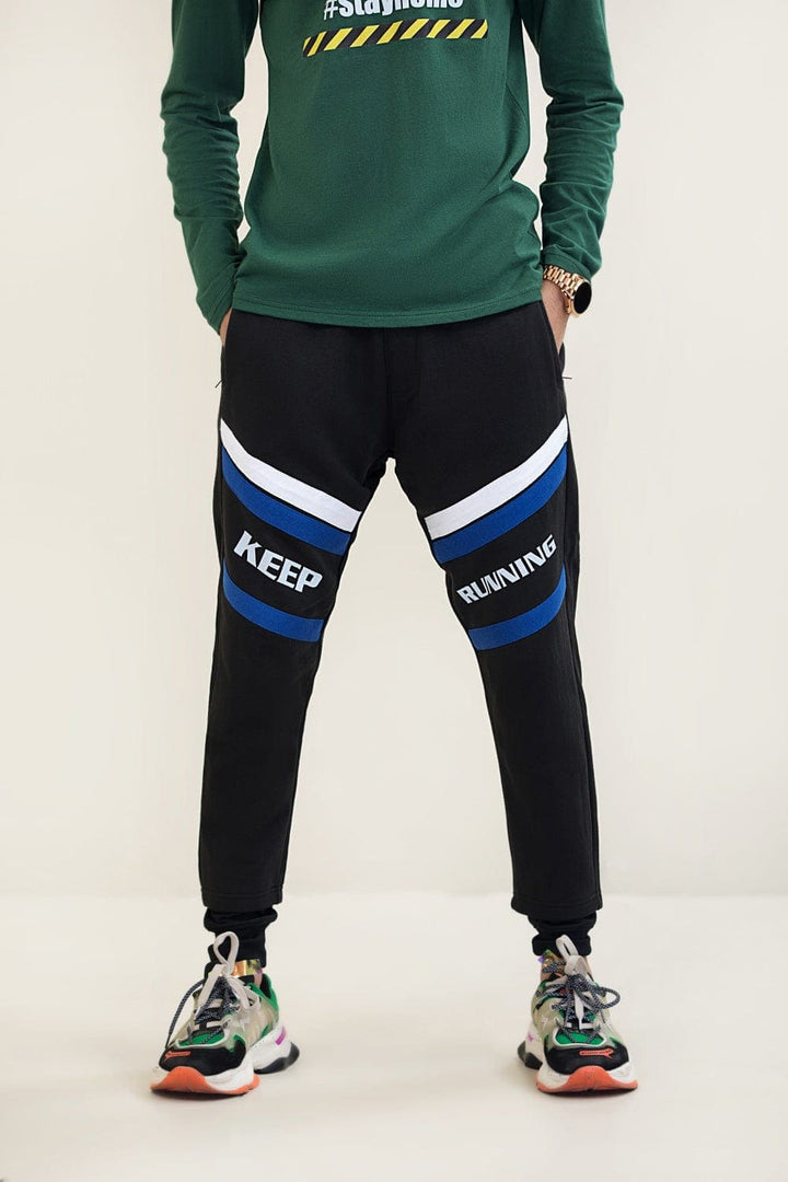 Bold Street Store -  Premium Graphic Trouser With Contrast Tape