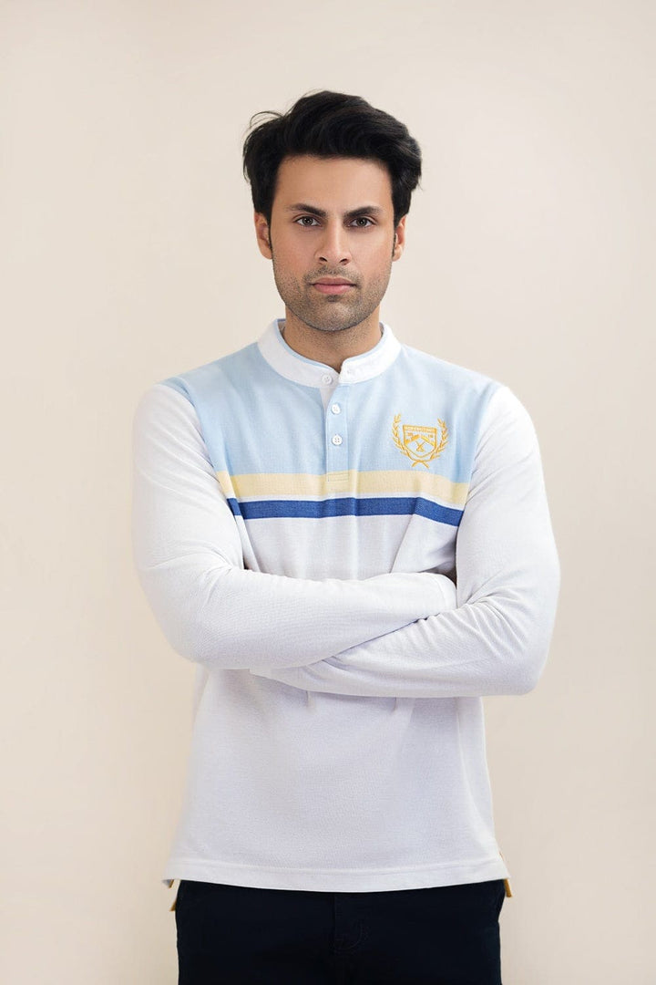 Bold Street Store -  Premium Embroidered Yarn Dyed Ban Polo Shirt