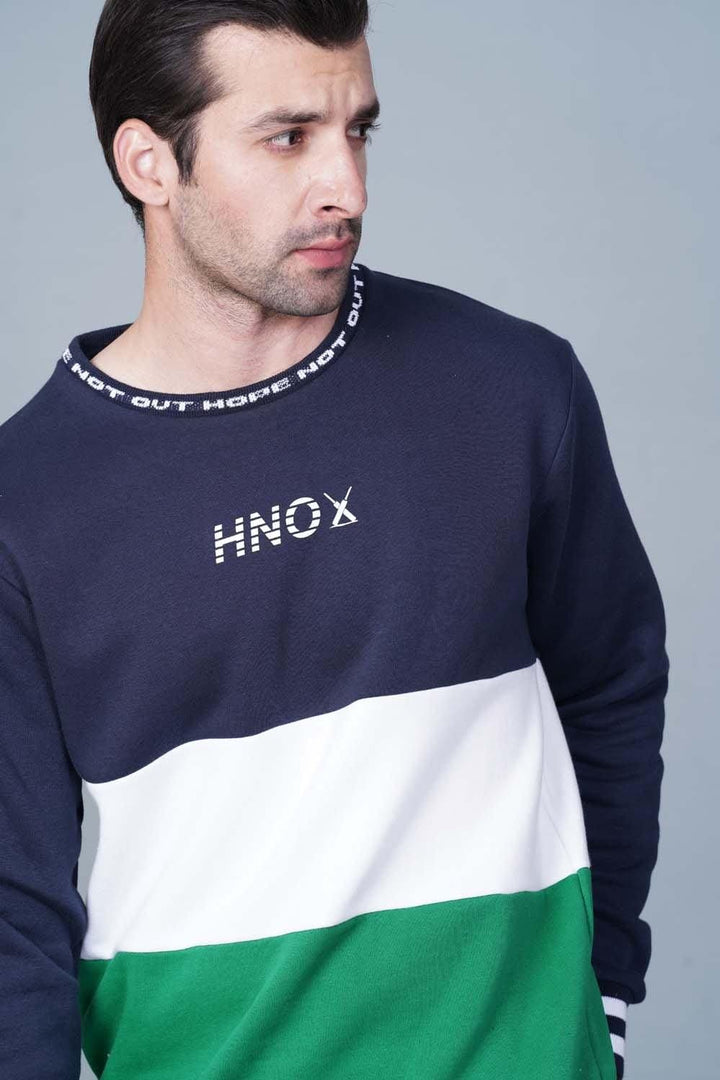 Bold Street Store -  NAVY/GREEN/WHITE Sweatshirt HMSSF20208