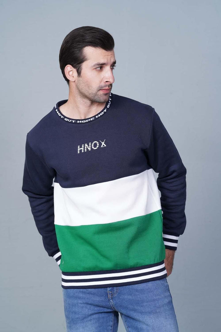 Bold Street Store -  NAVY/GREEN/WHITE Sweatshirt HMSSF20208