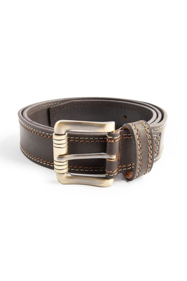 Bold Street Store -  Premium Brown Leather Casual Belt With Calssic Buckle HMBLT210004