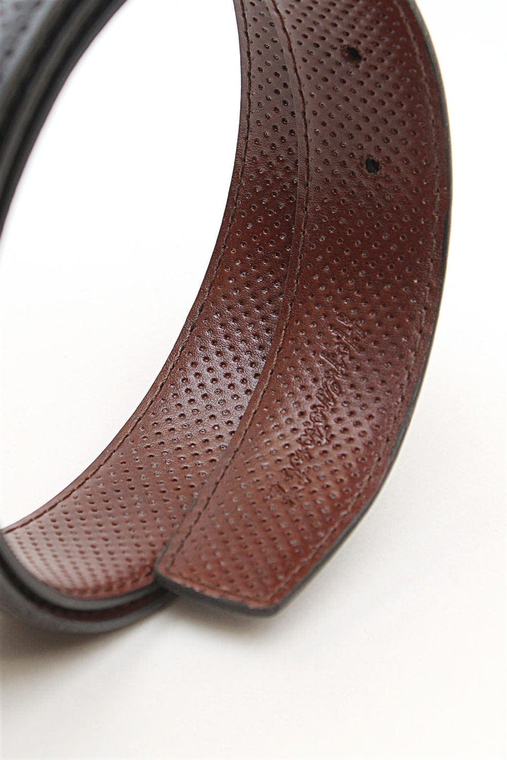 Bold Street Store -  Reversible Leather Belt with HMBLT220002