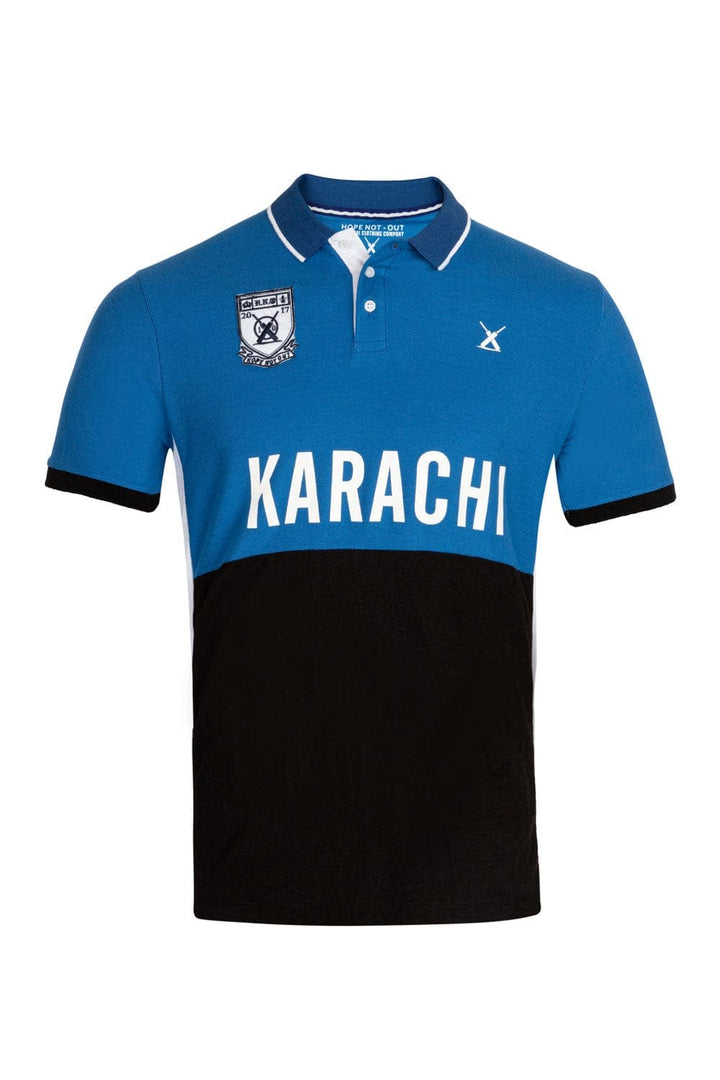 Bold Street Store -  PSL 6 Karachi Kings Blue Polo