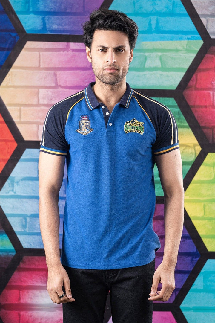 Bold Street Store -  PSL 6 Multan Sultans Blue Polo HMKPS210021