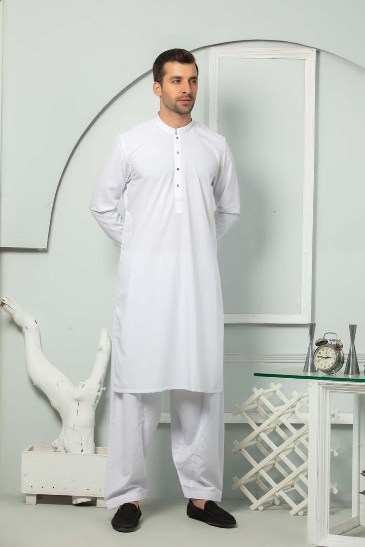 Bold Street Store -  White Shalwaar Suit AMSSS20005